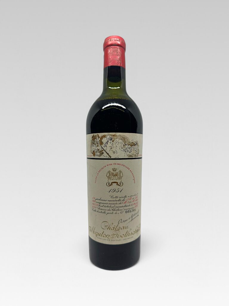 VERTICAL MOUTON ROTHSCHILD 1950-1959 - View 3 | Rotamagus Wines